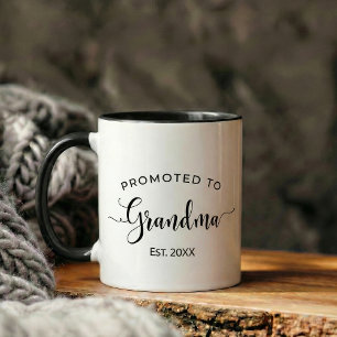 Mug Cadeau d'annonce de grossesse Grand-mère