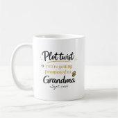 Mug Cadeau d'annonce de grossesse grand-mère (Gauche)