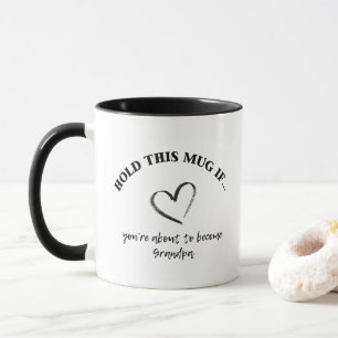 Mug cadeau d'annonce de grossesse grand-père