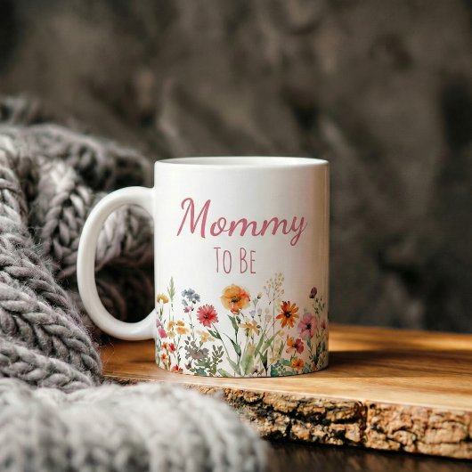 Mug cadeau d'annonce de grossesse maman