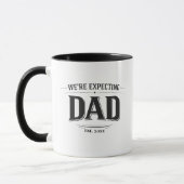 Mug cadeau d'annonce de grossesse papa (Gauche)