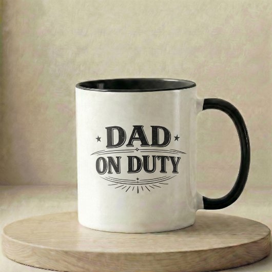 Mug Cadeau d'annonce de grossesse Papa de service