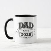Mug Cadeau d'annonce de grossesse Papa Est 2026 (Gauche)