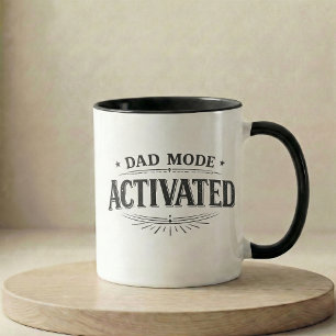 Mug Cadeau d'annonce de grossesse Papa Mode Activé