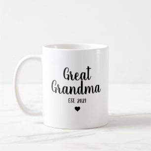 Mug Cadeau d'annonce de grossesse pour l'arrière-grand