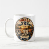 Mug Cadeau d'annonce de grossesse pour l'oncle Basketb (Gauche)