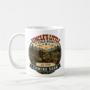 Mug Cadeau d'annonce de grossesse pour l'oncle chasseu