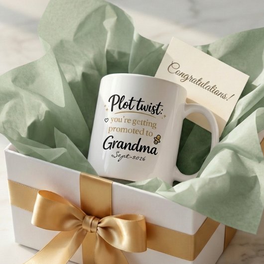 Mug Cadeau d'annonce de grossesse pour maman