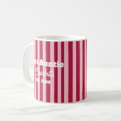 Mug Cadeau d'annonce de grossesse pour tante (Devant gauche)