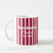 Mug Cadeau d'annonce de grossesse pour tante (Gauche)
