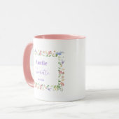 Mug Cadeau d'annonce de grossesse pour tante (Devant gauche)