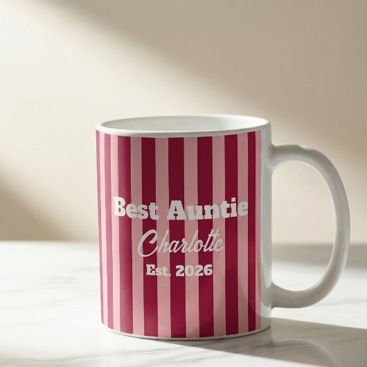 Mug Cadeau d'annonce de grossesse pour tante