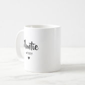 Mug Cadeau d'annonce de grossesse pour Tante (Devant gauche)