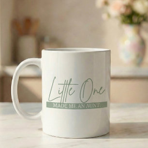 Mug Cadeau d'annonce de grossesse Tante Petit