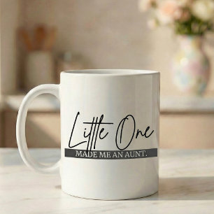 Mug Cadeau d'annonce de grossesse Tante Petit Un