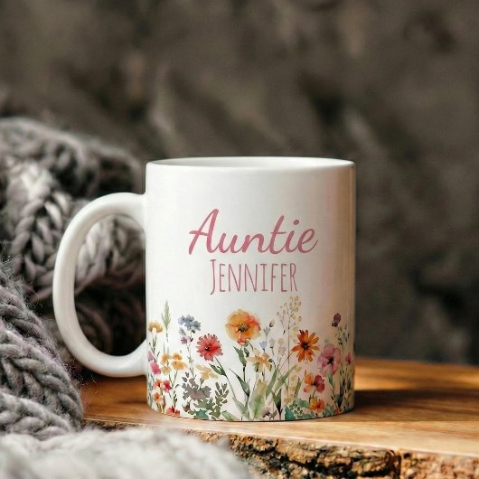 Mug cadeau d'annonce de grossesse tata