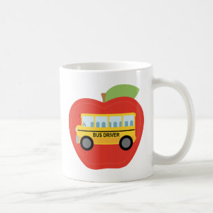 Mug Cadeau d'Apple de chauffeur de bus