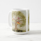 Mug Cadeau d'appréciation de l'arbre de l'enseignant p (Devant gauche)