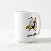 Mug Cadeau d'appréciation de l'enseignant d'abeille so (Devant droit)