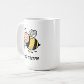 Mug Cadeau d'appréciation de l'enseignant d'abeille so (Devant gauche)
