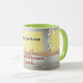 Mug Cadeau d'appréciation de l'enseignant J'aborde l'a (Devant droit)