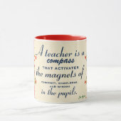 Mug Cadeau d'appréciation de l'enseignant Un enseignan (Centre)