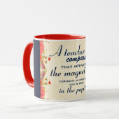 Mug Cadeau d'appréciation de l'enseignant Un enseignan (Devant gauche)