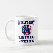Mug Cadeau d'appréciation de Lineman (Gauche)