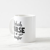 Mug Cadeau d'appréciation de l'infirmière de réadaptat (Devant gauche)