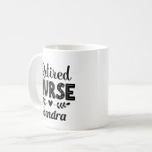 Mug Cadeau d'appréciation des infirmières retraitées (Devant gauche)