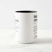 Mug Cadeau d'appréciation des RH, définition des resso (Centre)