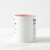 Mug Cadeau d'appréciation des RH, définition des resso (Centre)