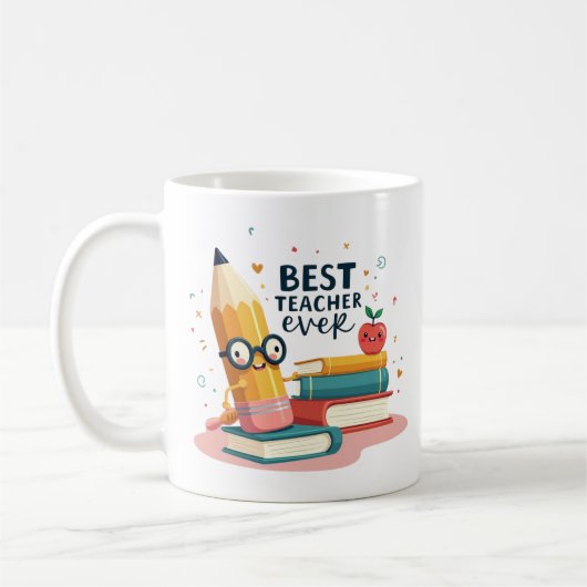 Mug Cadeau d'appréciation du meilleur enseignant (Gauche)
