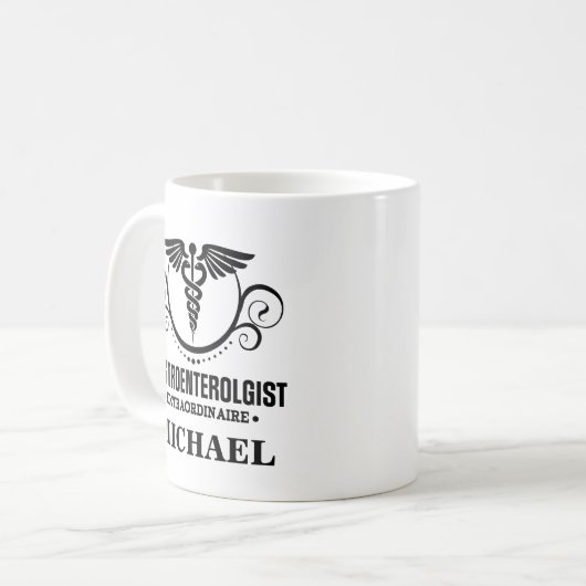 Mug Cadeau d'appréciation gastroentérologue (Devant gauche)