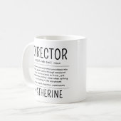 Mug Cadeau d'appréciation personnalisé et drôle pour r (Devant gauche)