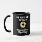 Mug Cadeau d'appréciation pour 10 ans d'anniversaire d (Gauche)