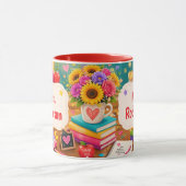 Mug Cadeau d'appréciation pour enseignant Coloré (Centre)