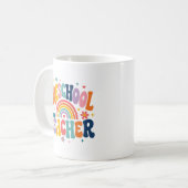 Mug Cadeau d'appréciation pour enseignant de maternell (Devant gauche)