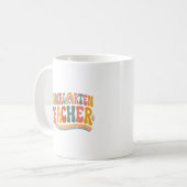 Mug Cadeau d'appréciation pour enseignant de maternell (Devant gauche)