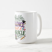 Mug Cadeau d'appréciation pour l'enseignant (Devant droit)