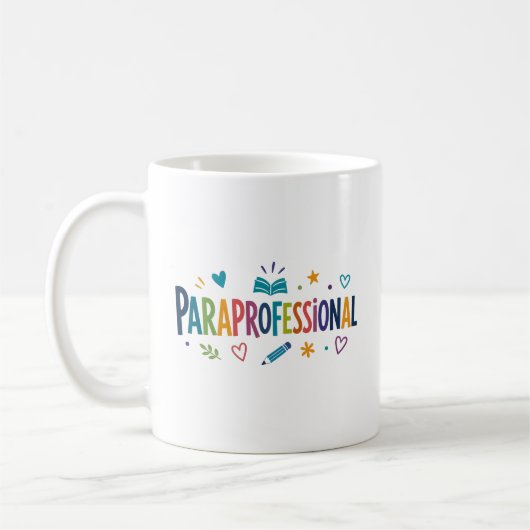 Mug Cadeau d'appréciation pour parapro (Gauche)