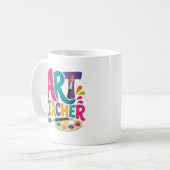 Mug Cadeau d'appréciation pour professeur d'art (Devant gauche)