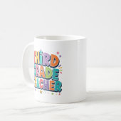 Mug Cadeau d'appréciation pour professeur de CE2 (Devant gauche)