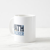 Mug Cadeau d'appréciation pour professeur de mathémati (Devant gauche)