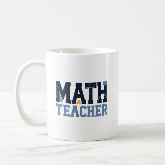 Mug Cadeau d'appréciation pour professeur de mathémati (Gauche)
