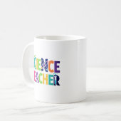 Mug Cadeau d'appréciation pour professeur de sciences (Devant gauche)