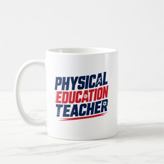 Mug Cadeau d'appréciation pour professeur d'éducation  (Gauche)