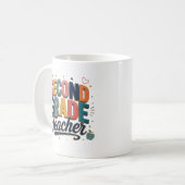 Mug Cadeau d'appréciation pour un professeur de deuxiè (Devant gauche)