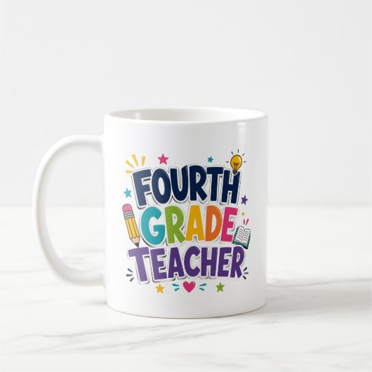 Mug Cadeau d'appréciation pour un professeur de quatri (Gauche)