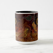 Mug Cadeau d'art aborigène australien (Centre)